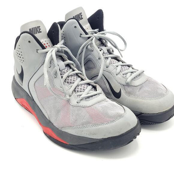 Nike Dual Fusion Stadium Gray Black Red Anthracite 536367-004 men's size 10 - Picture 2 of 9